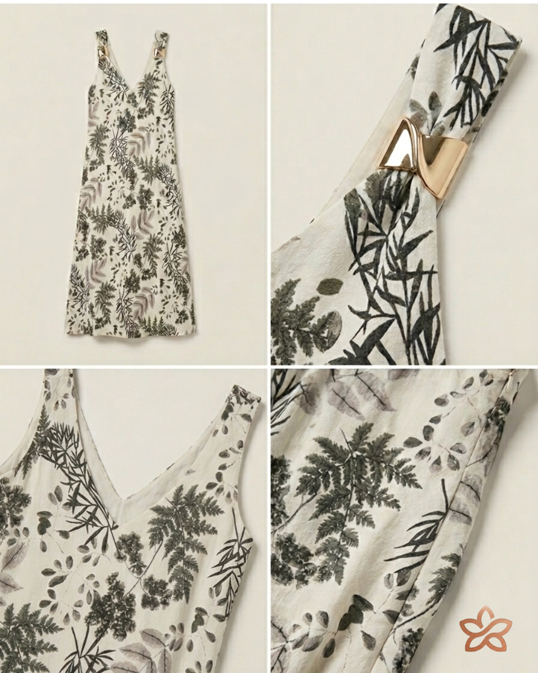 Botanical Print Dress