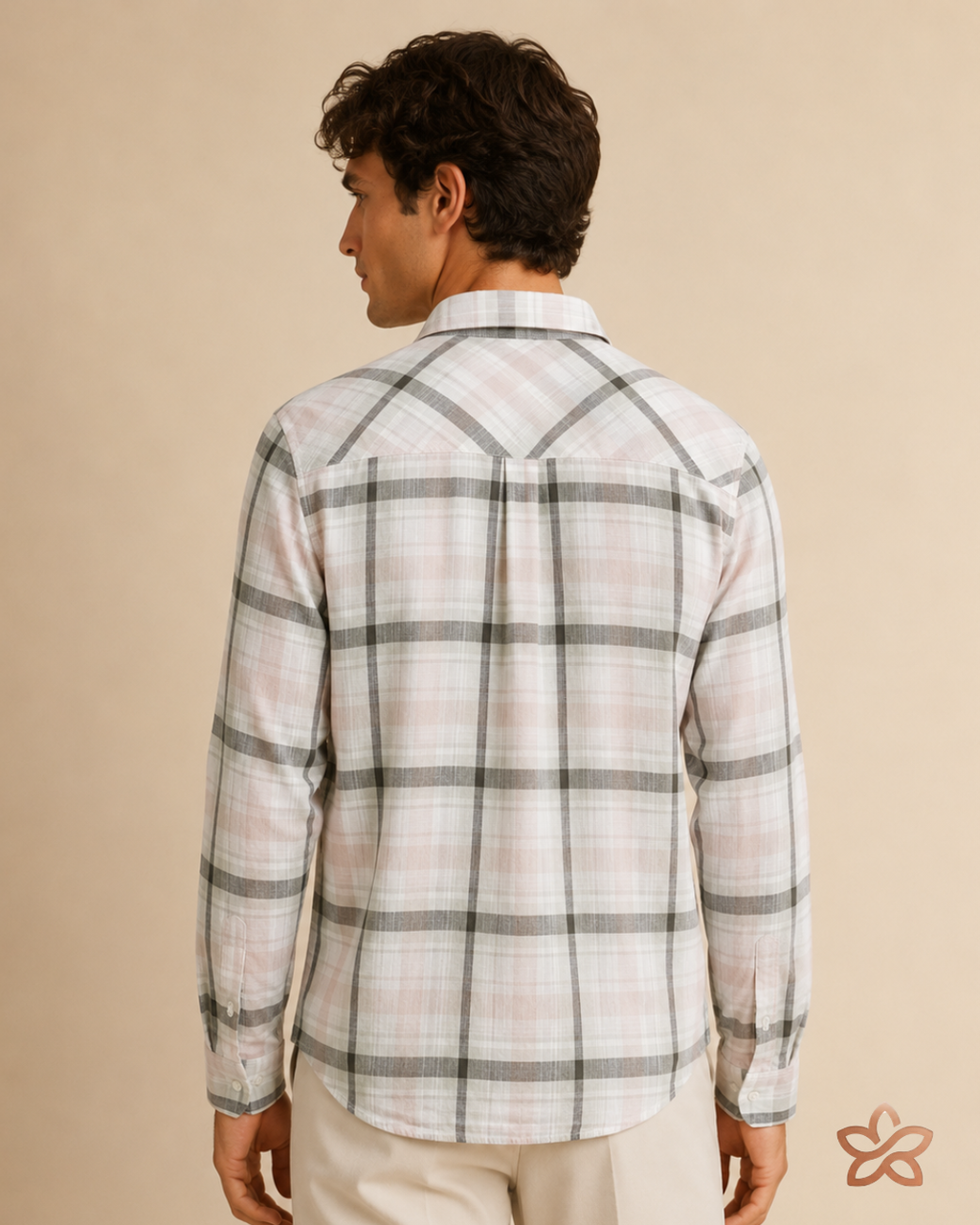 Camisa Xadrez em Algodão e Linho - Lois