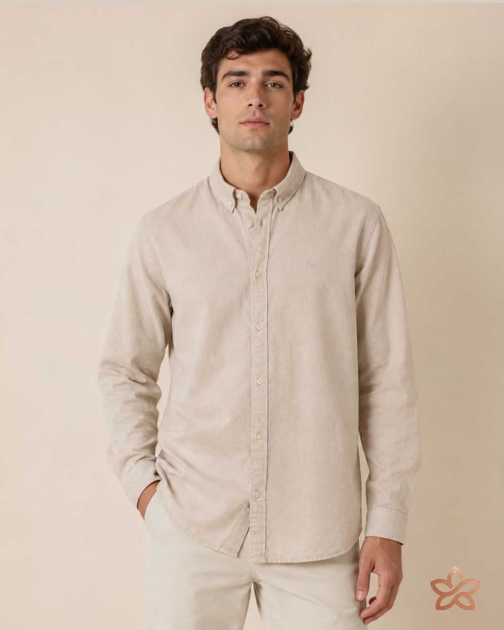 Camisa de Algodão e Linho - Lois