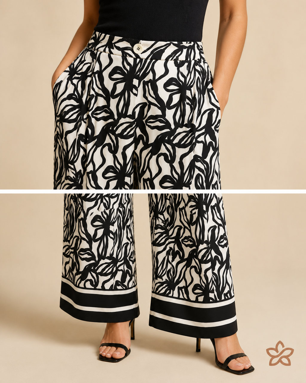 Calça Estampada Quadrelli